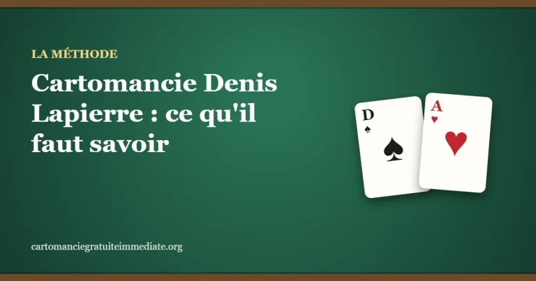 Cartomancie Denis Lapierre : ce qu'il faut savoir